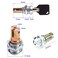 Wooch Toolbox Lock with Keys Replacement Lock Compatible with Craftsman Tool Cabinets, Tool Chest, Drawer, and Storage Box Secure Cabinet Locking System (1 Pack)