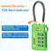 Forge Open Alert Tsa Approved Luggage Locks, Green, 2 Pack Locks.