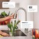 Moen Leesi Stainless Pulldown Kitchen Sink Faucet with Power Boost, Transitional Kitchen Faucet, One-Handle Single Hole High Arc, Easy Installation, Spot Resist Finish, 87448SRS