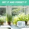 Beday Automatic Plant Waterer Indoor Self Watering System for 15 Potted Plants, Auto Drip Irrigation Kit Programmable Water Timer with Smart Humidity Detection, Blue
