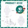 Ttq 10Pack Weatherproof Gaskets &amp; Plug Protector Covers for Electrical Outlets