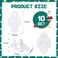 Ttq 10Pack Weatherproof Gaskets &amp; Plug Protector Covers for Electrical Outlets