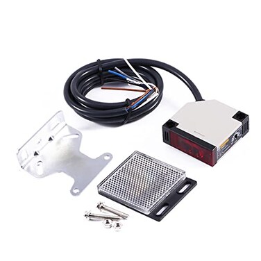 Ejoyous Photoelectric Sensor Switch, Specular Reflection Photoelectric AC 90 250V 3A E3JK R4M1 Sensor Switch