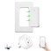 Greencycle Smart Plug with Switch, Wireless Switch, App, Voice,3 Ways Control