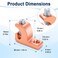 Swess 40-Pack Pool Bonding Lug, Solid Copper Lay-in Connector for 4-14 Awg Wire