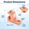 Swess 40-Pack Pool Bonding Lug, Solid Copper Lay-in Connector for 4-14 Awg Wire