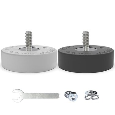 Magnetpro Rubber Coated Mounting Magnets Over 80LB Force