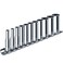 Pgroup 1/4" Drive Deep Socket Set, 11PCS Metric Size Socket Set (4Mm-14Mm), 6-Point Design, Equipped with Storage Holder, Chrome Vanadium Steel