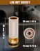 Workpro 1/2" Drive Lug Nut Impact Duty Socket, 19MM Deep Thin Wall Socket