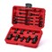 Casoman 20PCS 1/4" 3/8" 1/2" Drive Impact Socket Adapter Set, Includes Hex Shank Adapters &amp; Reducers, Cr-Mo Universal Swivel Socket