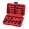 Casoman 20PCS 1/4" 3/8" 1/2" Drive Impact Socket Adapter Set, Includes Hex Shank Adapters &amp; Reducers, Cr-Mo Universal Swivel Socket