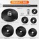 Thinkwork 4" Inside Pipe Cutter for Pvc Pipe, Cutter Tool Set with Scale, Black