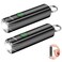 Blukar 2 Pack Edc Rechargeable Keychain Flashlight, 360L Mini Flash Light