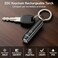 Blukar 2 Pack Edc Rechargeable Keychain Flashlight, 360L Mini Flash Light