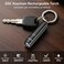 Blukar 2 Pack Edc Rechargeable Keychain Flashlight, 360L Mini Flash Light