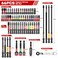 Geinxurn 66Pieces Impact Screwdriver Bits Set, Magnetic S2 Steel Phillips/Slotted/Square/Torx/Hex Insert Power Bits Tips with Impact Bit Holder and Impact Nut Driver and Mini Wrench