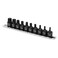 Casoman 10-Piece 3/8" Drive Low Profile Impact Torx Bit Socket Set, Includes Storage Rail, Cr-Mo Steel, Designed for Impact Use