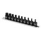 Casoman 10-Piece 3/8" Drive Low Profile Impact Torx Bit Socket Set, Includes Storage Rail, Cr-Mo Steel, Designed for Impact Use