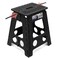 Delxo 16 Inch Folding Step Stool, Foldable Step Stool for Adults Black Dot