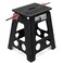 Delxo 16 Inch Folding Step Stool, Foldable Step Stool for Adults Black Dot