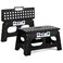 Delxo Folding Step Stool 9 Inch 2 Pack,300 Lbs Step Stool for Kids&amp;Adults