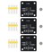 Umlife 3PCS MT6701 Magnetic Encoder Magnetic Induction Angle Measurement Sensor Module 14BIT High Precision Replacement AS5600