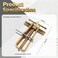 Wedfish 4 Inch 2 Jaw Small Gear Puller Adjustable, High Strength Pulley Puller Tool for Dismantling Gear and Bearings, Professional 2 Jaw Pullers Tool Separate Lifting Automotive Tools