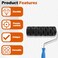 LikeLion Tree Bark Pattern Drywall Texture Roller, 9-Inch, for Walls and Ceilings
