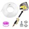 Joywayus Air Stucco Cement Texture Hopper Sprayer with Air Hose Plaster Wall Plastering Tool 4 Jets House Paint