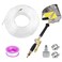 Joywayus Air Stucco Cement Texture Hopper Sprayer with Air Hose Plaster Wall Plastering Tool 4 Jets House Paint