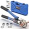 Swansoft Copper Pipe Crimping Tool with 1/2",3/4",1" Dies, Press Tool for Copper Tube