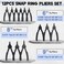 Weyleity 14PCS Snap Ring Pliers Set Internal &amp; External Circlip Pliers
