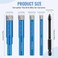 Gaqwok 6 Pcs Diamond Drill Bits Set for Porcelain, Ceramic, Glass &amp; Tile
