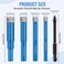 Gaqwok 6 Pcs Diamond Drill Bits Set for Porcelain, Ceramic, Glass &amp; Tile
