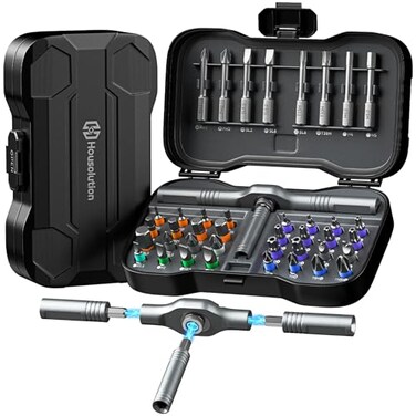 Housolution 43 in 1 Ratchet Screwdriver Set with Detachable Handle