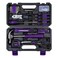 Cartman Complete Household Tool Set, Purple Hand Kit with Storage Case