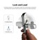 Capri Tools Fine 90-Tooth Locking Flex-Head Ratchet Set, Extra Long Chrome Handle, 1/4, 3/8, 1/2 in. Drive, 3-Piece