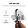 Capri Tools Fine 90-Tooth Locking Flex-Head Ratchet Set, Extra Long Chrome Handle, 1/4, 3/8, 1/2 in. Drive, 3-Piece
