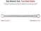 Tekton 12 Mm Long Fixed/Flex Head Ratcheting Box End Wrench WRB35412
