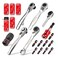 Geinxurn Mini Ratchet Wrench Set, 72 Teeth Ratchet Wrench for Tight Spaces, Locking Bit Holder, Change Adapter and Mini Socket Ratchet Comes in a Push-Pull Tin Case, Ideal for Repair and Diy Projects