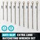 Duratech Extra Long Anti-Slip Ratcheting Wrench Set, 9-Piece, Sae