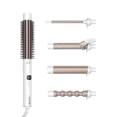 Conair 5-IN-1 Multi-Styler, 5 Interchangeable Attachments, Double Ceramic
