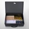 Xydled Fireproof Document Box with Key Lock, Fire Safe Box, Black