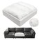 Jzhlla Replacement Couch Cushion 24"X 27"X 6"-7" Top Layer Shredded Foam and 30D Solid High-Density Sponge Sofa Cushions Replacement Insert Soft Supportive Sofa Seat Cushion