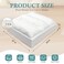 Jzhlla Replacement Couch Cushion 24"X 27"X 6"-7" Top Layer Shredded Foam and 30D Solid High-Density Sponge Sofa Cushions Replacement Insert Soft Supportive Sofa Seat Cushion
