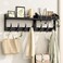 Evermagin 29" Coat Rack Wall Mount with Shelf &amp; 11 Hooks, Entryway, Black