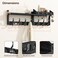 Evermagin 29" Coat Rack Wall Mount with Shelf &amp; 11 Hooks, Entryway, Black