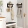 Evermagin 29" Coat Rack Wall Mount with Shelf for Entryway, Rustic Brown