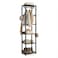 Vasagle Freestanding Coat Rack, Hall Tree with Shelves, Steel Frame