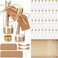 Maxdot 50 Pack Plastic Message Bottles with Card Twine, 50 Pack, Standard